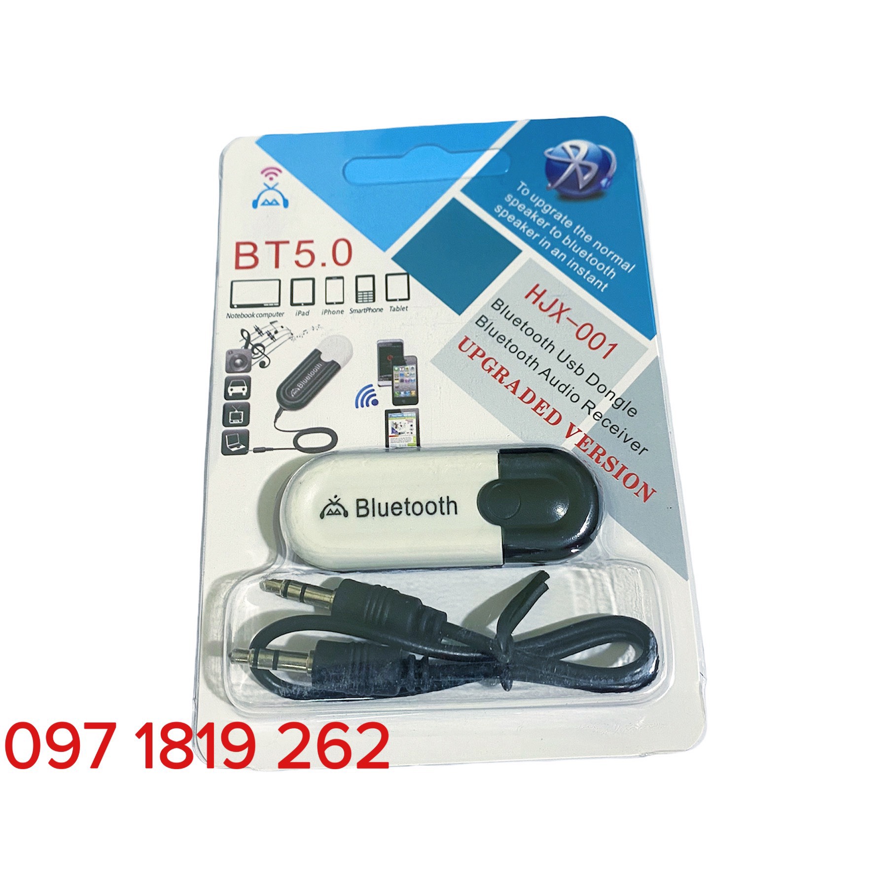 Usb Bluetooth Dongle HJX-001 - Biến loa thường thành loa Bluetooth
