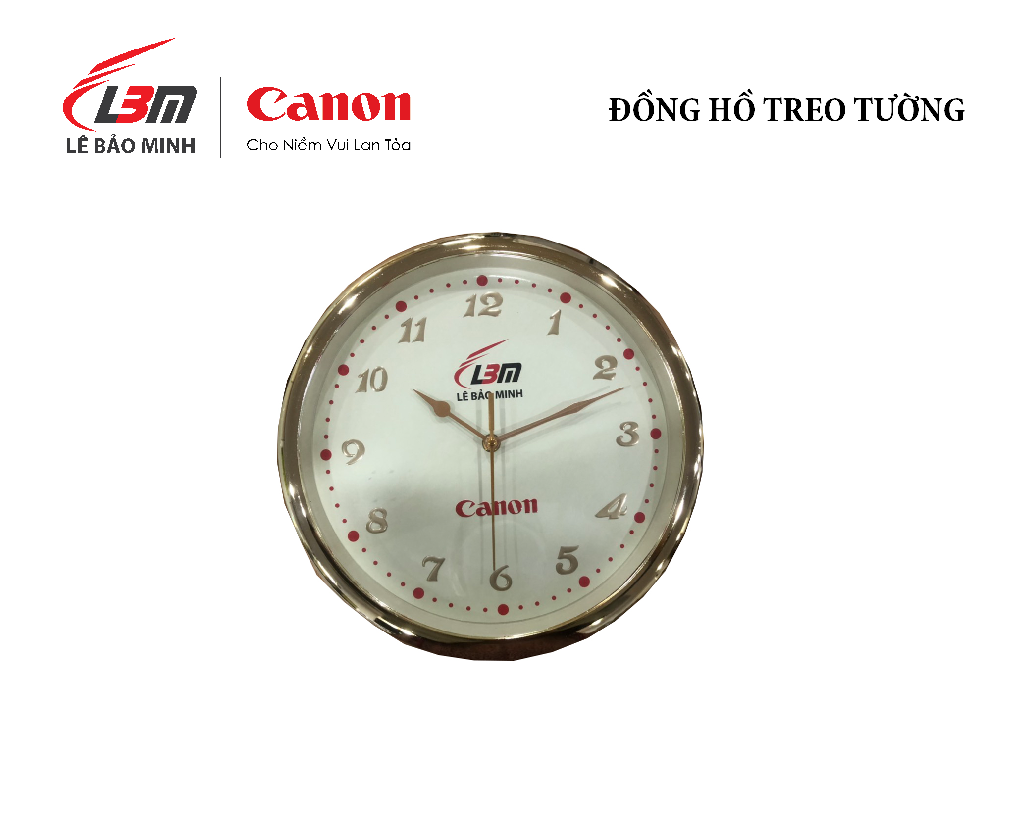 Đồng hồ treo tường Canon - Lê Bảo Minh