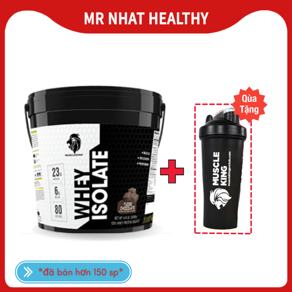 Whey Protein Isolate Muscleking 2Kg ( Tăng Cơ- Giảm Mỡ)