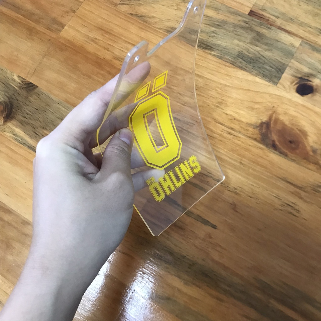 Miếng Mica, Inox Chắn Bùn Phuộc Nhúng Sau Cho Exciter, Winner, Satria, Sonic - PKPEE