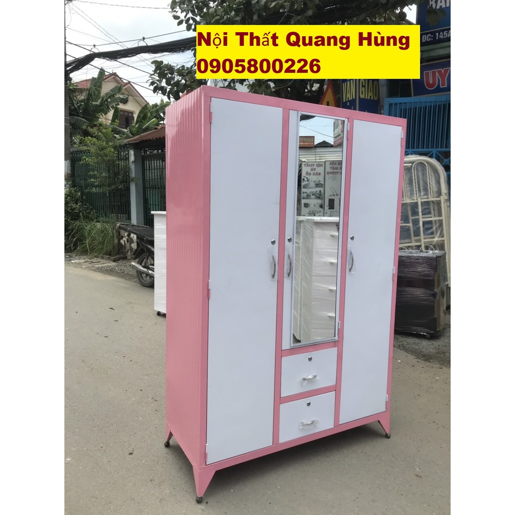 Tủ Sắt Sơn Tĩnh Điện 3 Cánh