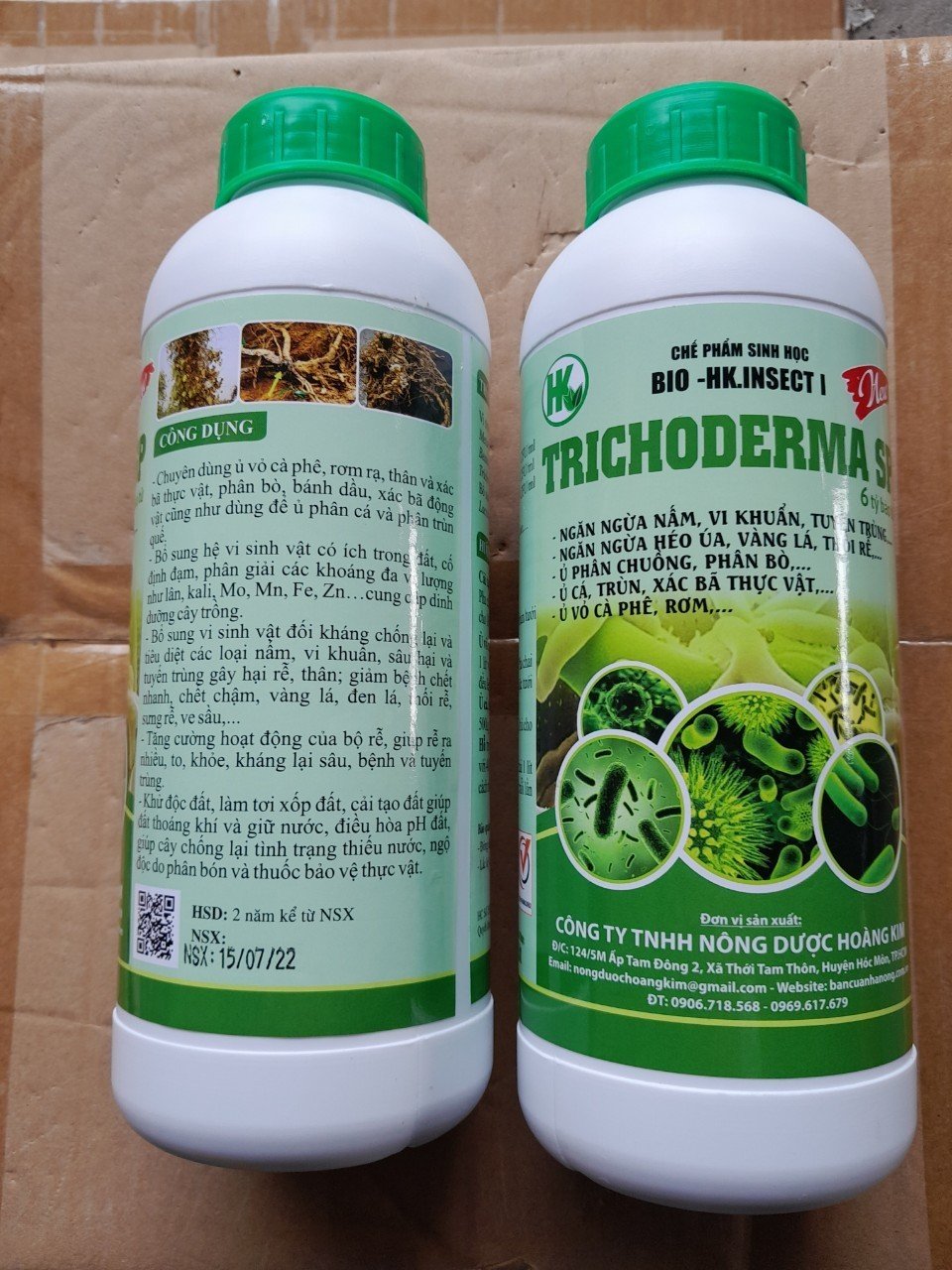 Trichoderma/Trichoderma nước/trichoderma nuoc/nam doi khang/nấm đối kháng/men ủ trichoderma/men u rac/men u phan chuong/men ủ phân chuồng (1L)_Bio - Organic