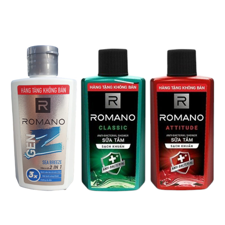 ( 60g )Sữa tăm Gội Romano mini  60g