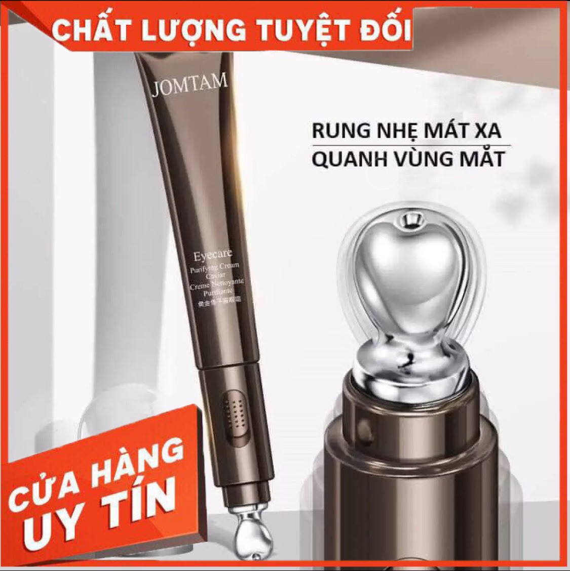 Thanh lăn mắt jomtam kèm kem massage mắt , giảm thâm quầng mắt hiệu quả