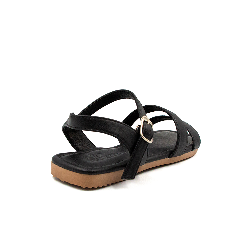 Hunting for a Sale in October |   30% Off Order 199K - Microfiber Leather Cross Strap Women's Sandal Tmw32601
