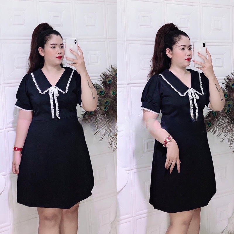 ĐẦM CỔ VIỀN REN BIGSIZE 60-90kg (có size)