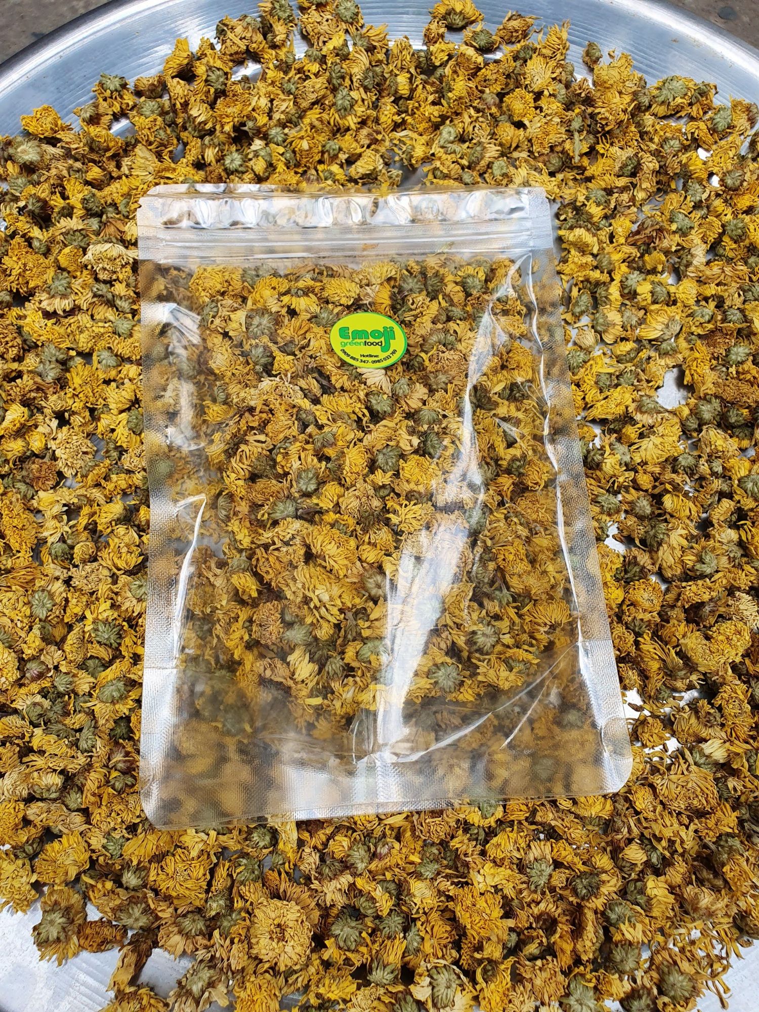 [HCM]Trà Hoa Cúc Vàng Xấy Khô 100g
