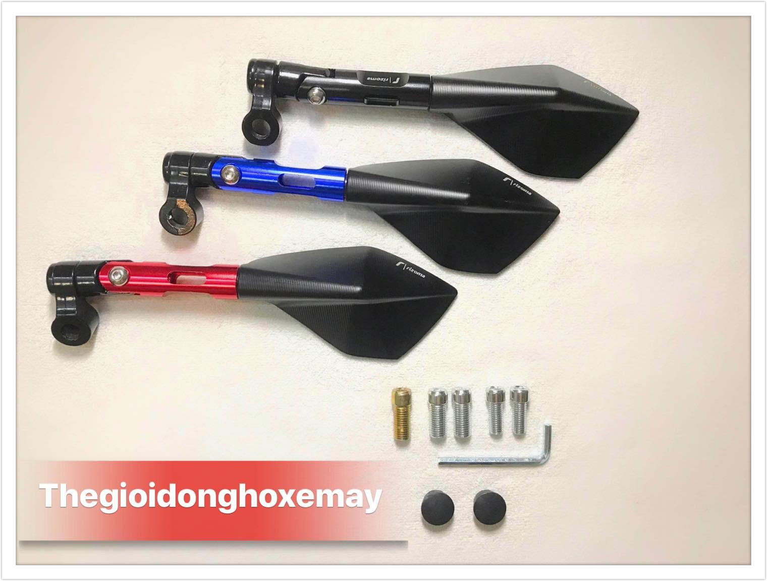 Gương Rizoma 5 Cạnh CNC - 1 Cặp