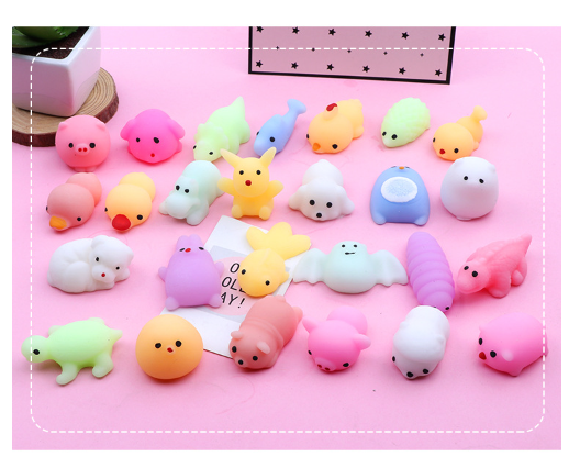 Combo thú mochi xả stress - Đồ chơi thú mochi squishy