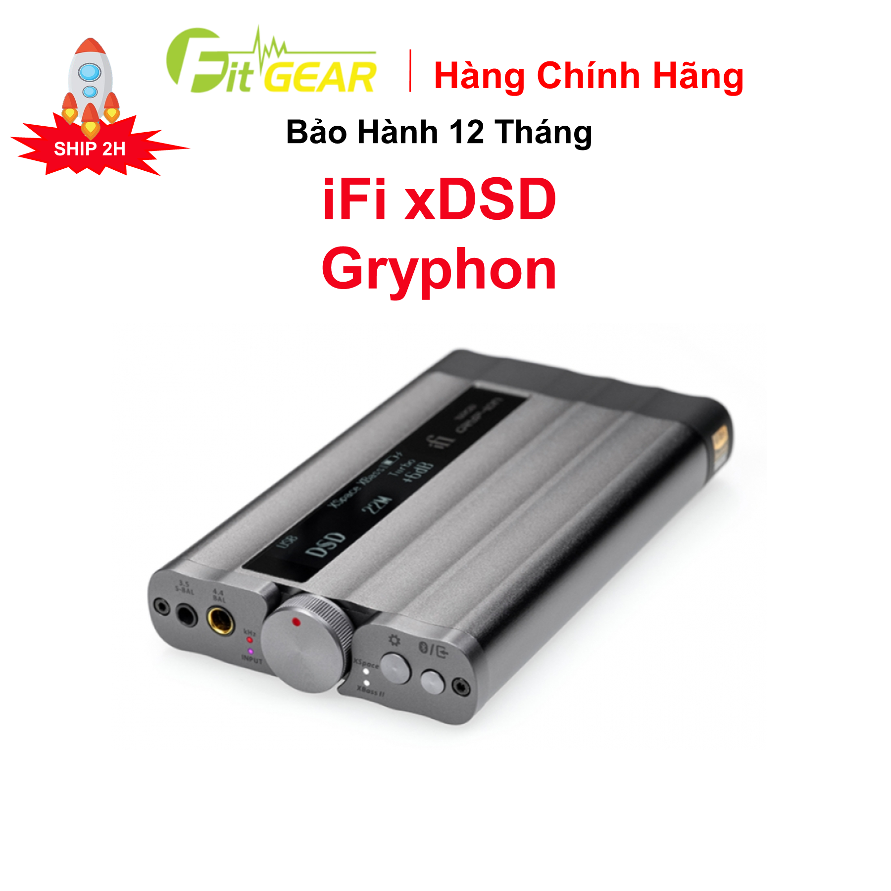 DAC/AMP Portable iFi xDSD Gryphon Chính Hãng