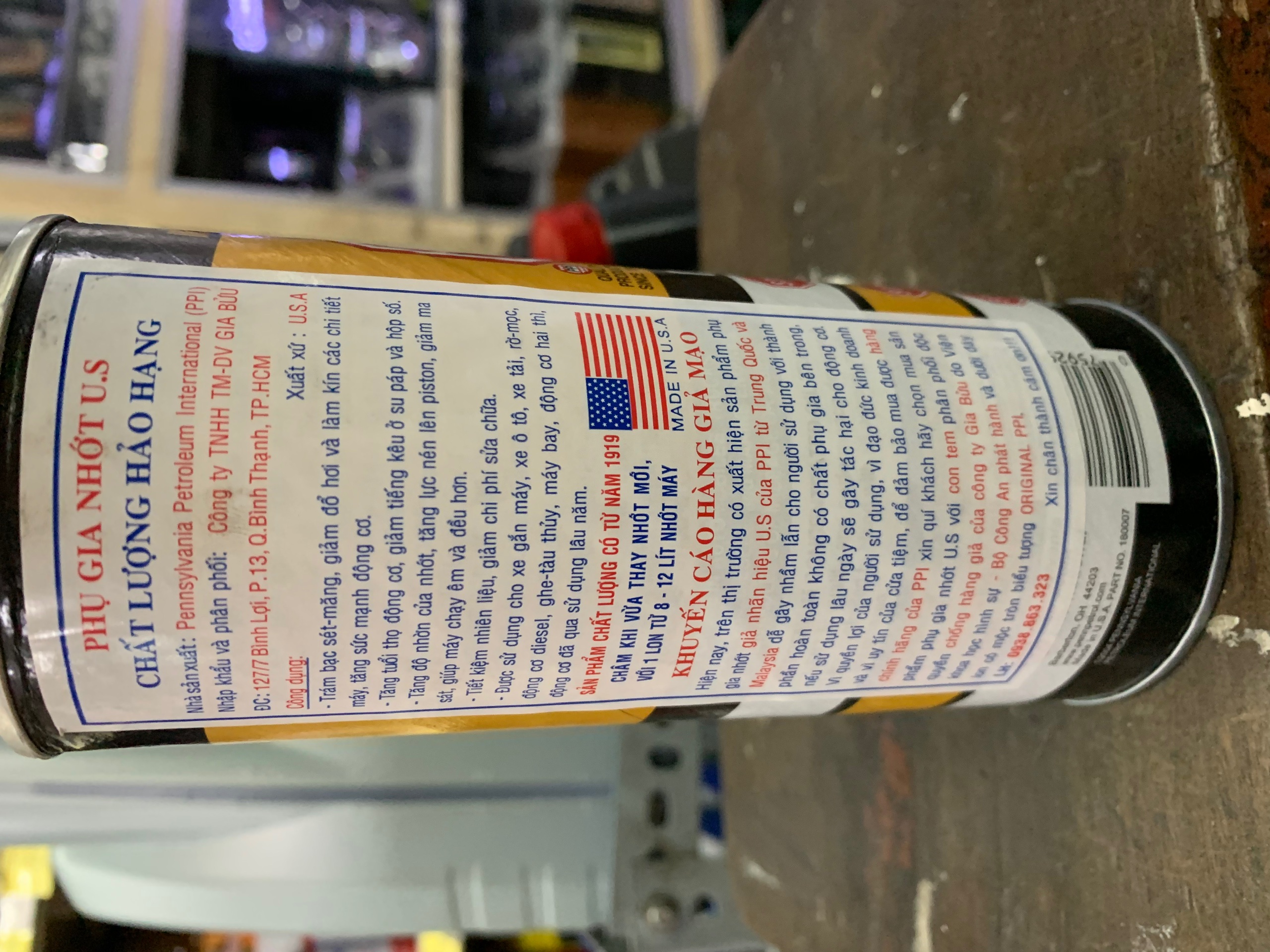 [HCM]PHỤ GIA NHỚT STOP OIL TREATMENT 444ml