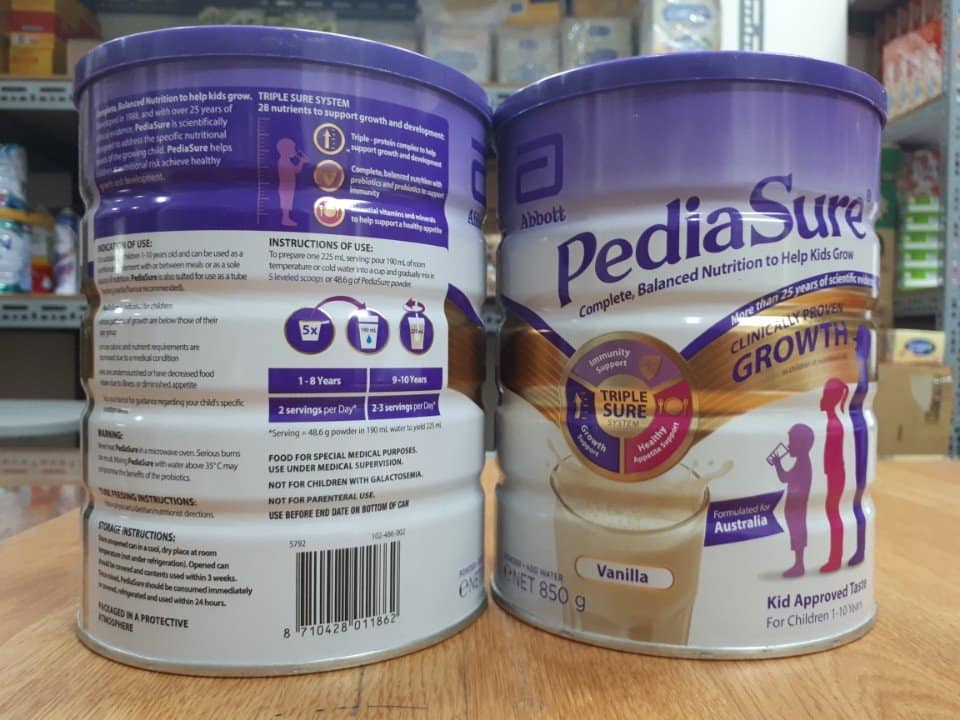 Sữa Bột Pediasure 850g Úc