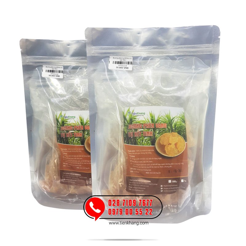 Đường Phèn Vàng Tự Kết Tinh