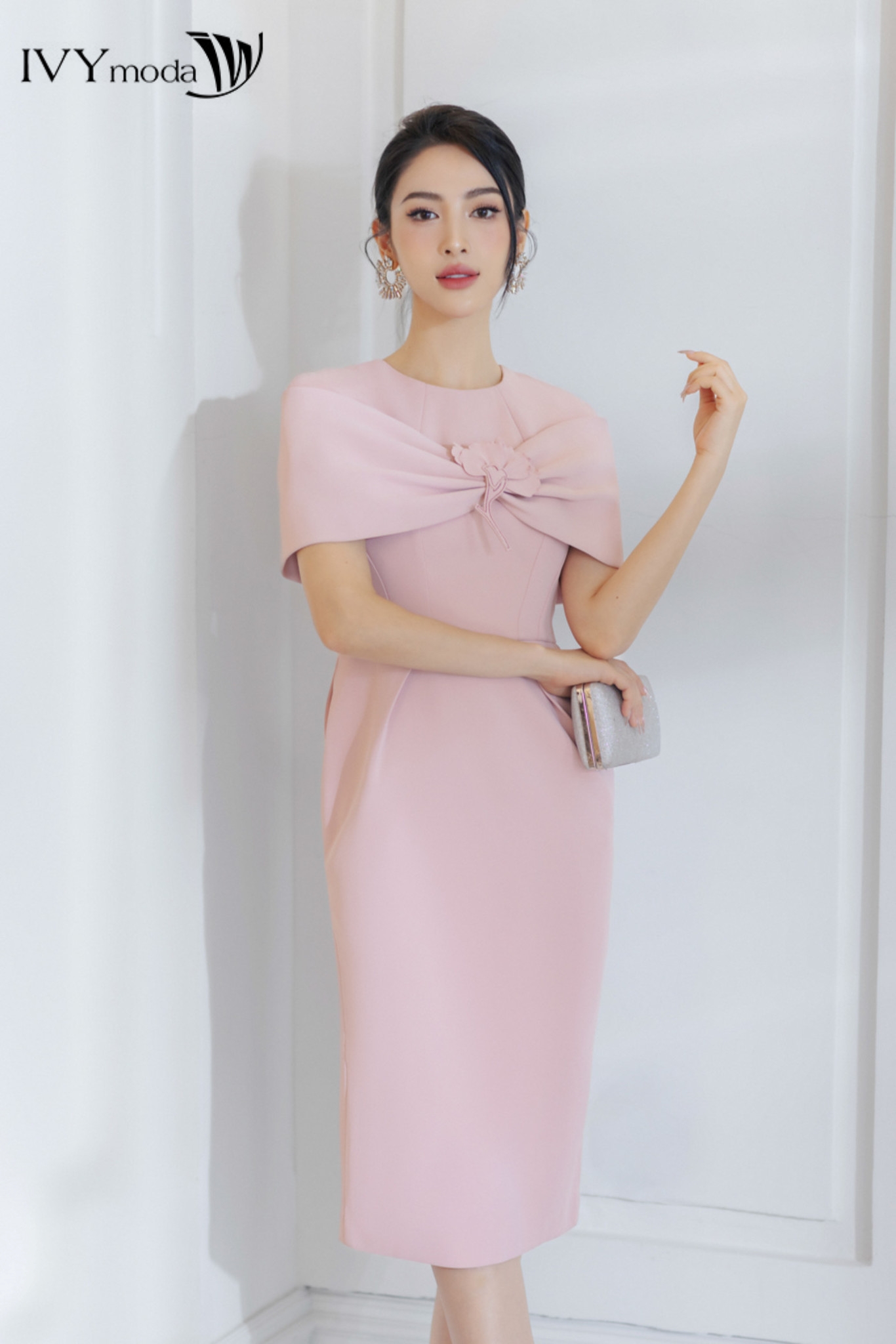 Đầm Tapta tay cape IVY moda MS 45S2764