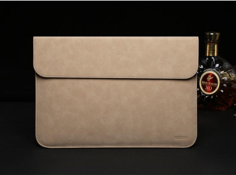 Bao da, túi da chống sốc cho Macbook, Laptop 15.4 inch (Cho Macbook Pro 15.4 inch đời từ 2016 đến 2018)