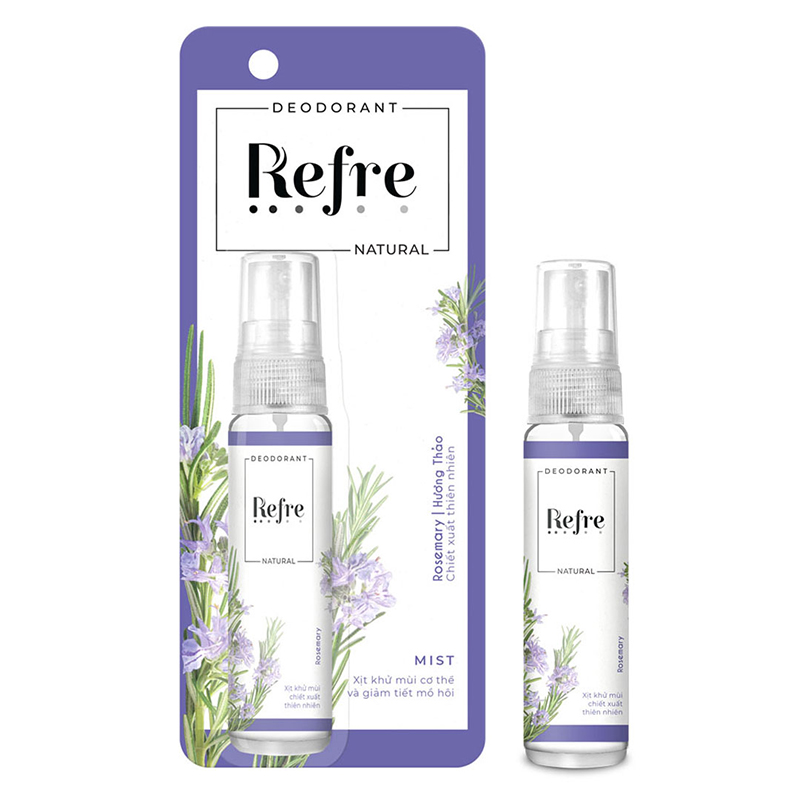 [HCM]Xịt khử mùi Refre mùi hương thảo (30ml)
