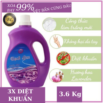 Nước giặt Bạch Lan Siêu Siêu mềm mại chai 3.6 kg