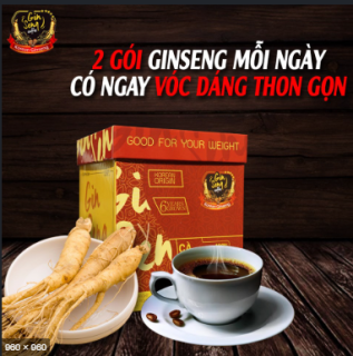 Combo 2 hộp cà phê sâm Ginseng Coffee TẶNG PHÁC ĐỒ GIẢM CÂN (Hộp 30 gói) thumbnail