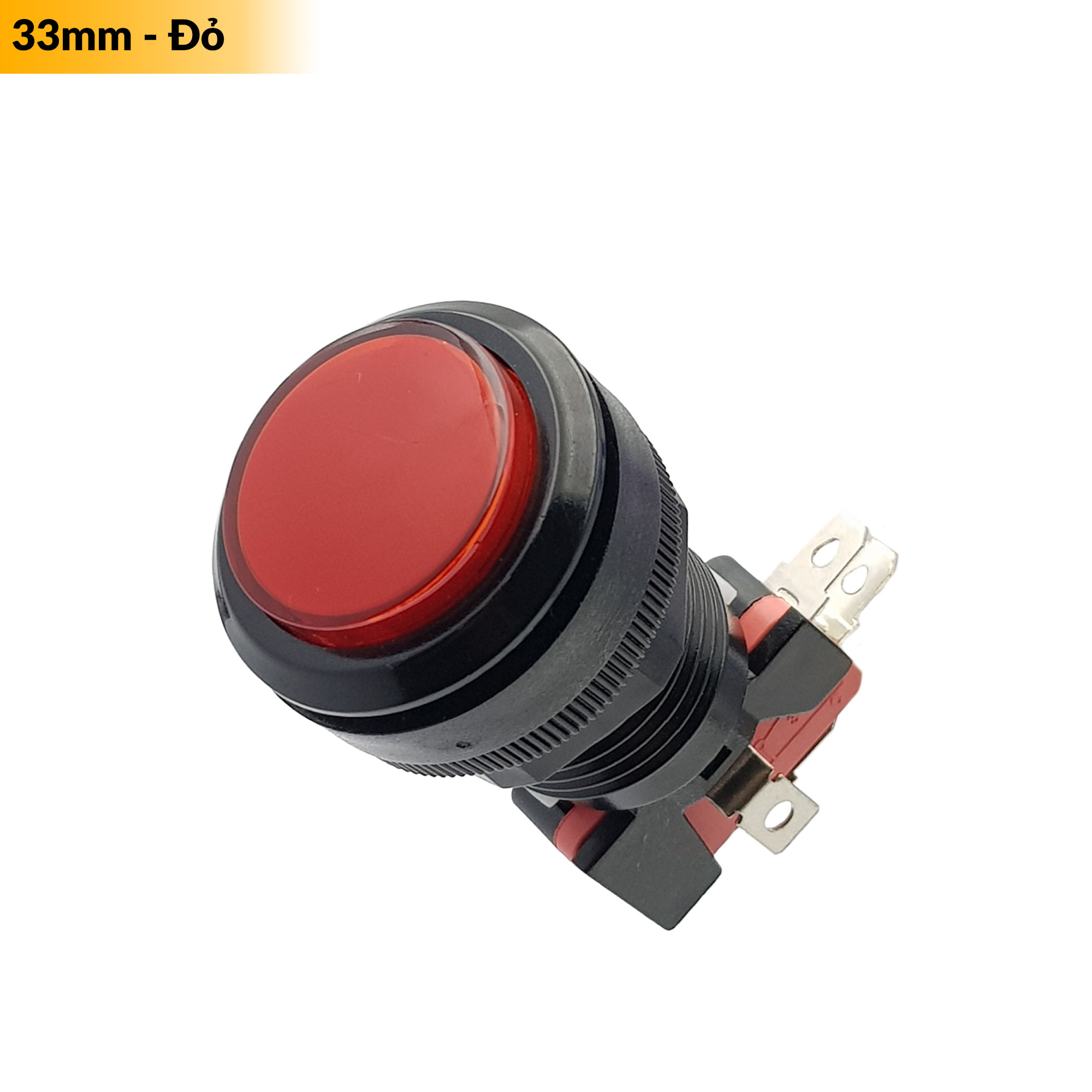 Nút nhấn điều khiển trò chơi mặt nút tròn 33mm, 45mm (màu đỏ, xanh lá)