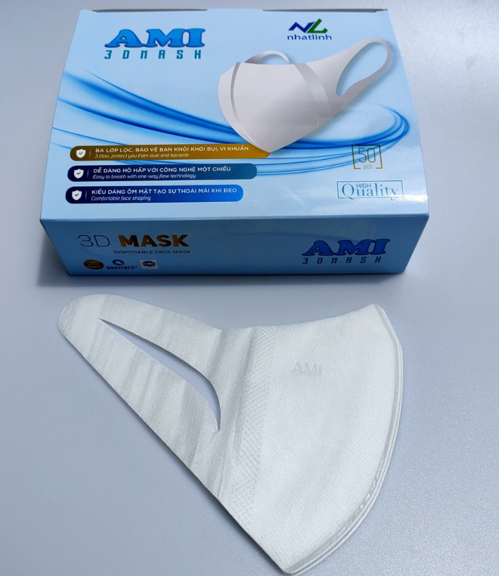 Khẩu trang 3D Mask công nghệ Nhật hộp 50chiếc