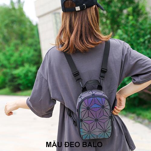 [HCM]Balo thời trang mini phản quang/dạ quang 3D