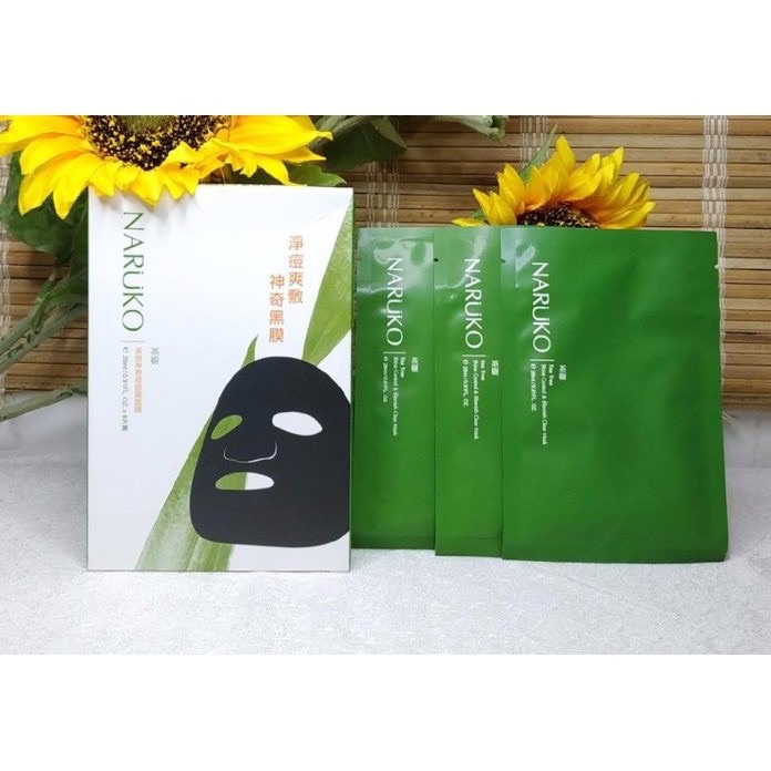 Mặt nạ kiểm soát dầu và mụn trà tràm Naruko Tea Tree 26ml/m (Bản Đài) 5.0