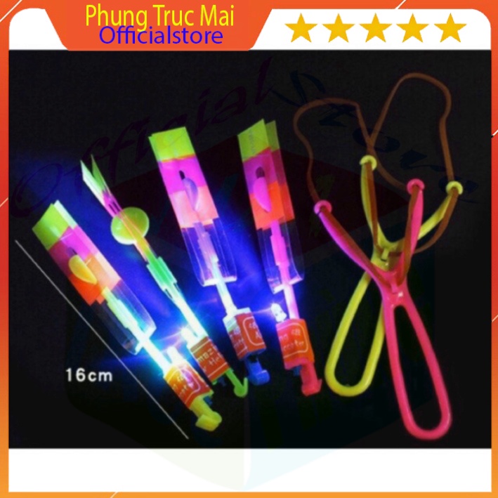 Đồ chơi bắn chong chóng có đèn led