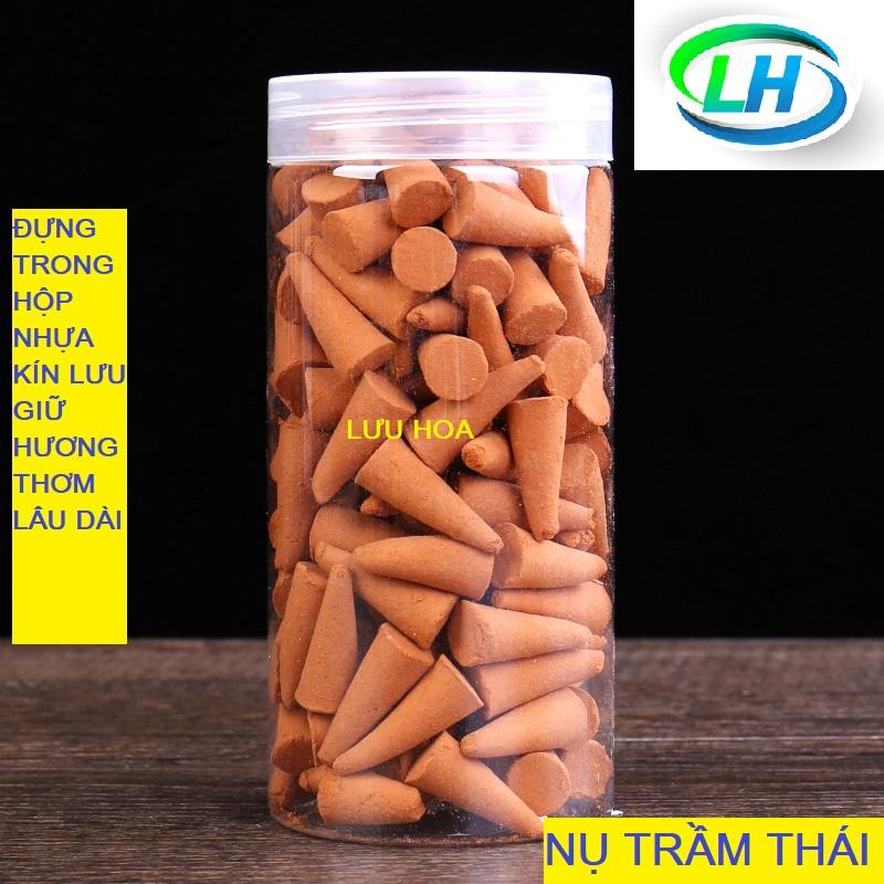 Nụ trầm hương hình nón, Nhang trầm hương Thái Lan, Trầm hương {HỘP 128 NỤ} mùi hương dễ chịu thư giãn dùng cho lư và thác trầm