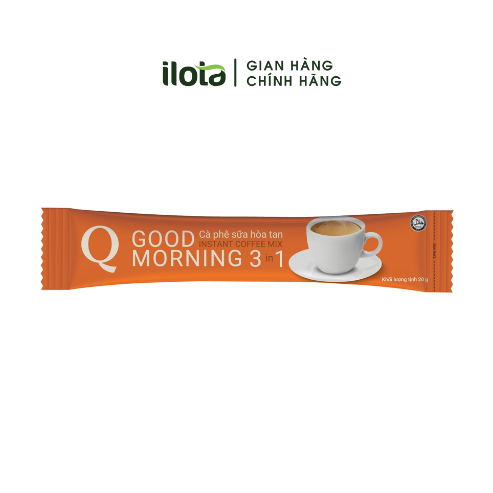 Cà phê sữa Goodmorning hòa tan (Bịch 24 gói) - Trần Quang