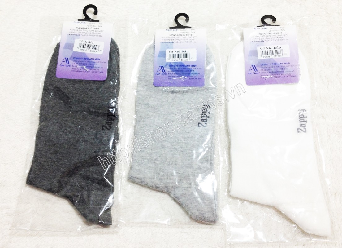 COMBO 5 ĐÔI VỚ ZAPPY CHO MẸ BẦU CAO CẤP