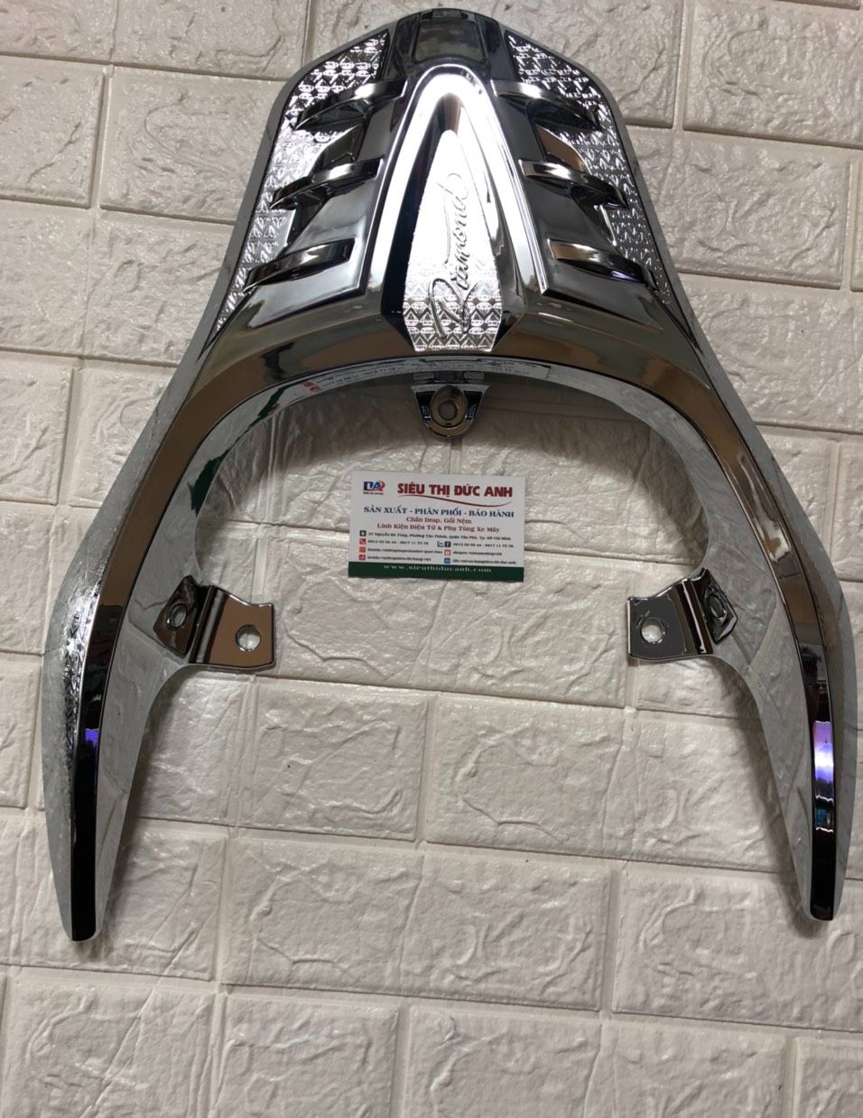 ỐP CẢNG SAU TAY DẮT SH MODE 2020 - 2023 MẠ CROM & CACBON HÀNG CTY