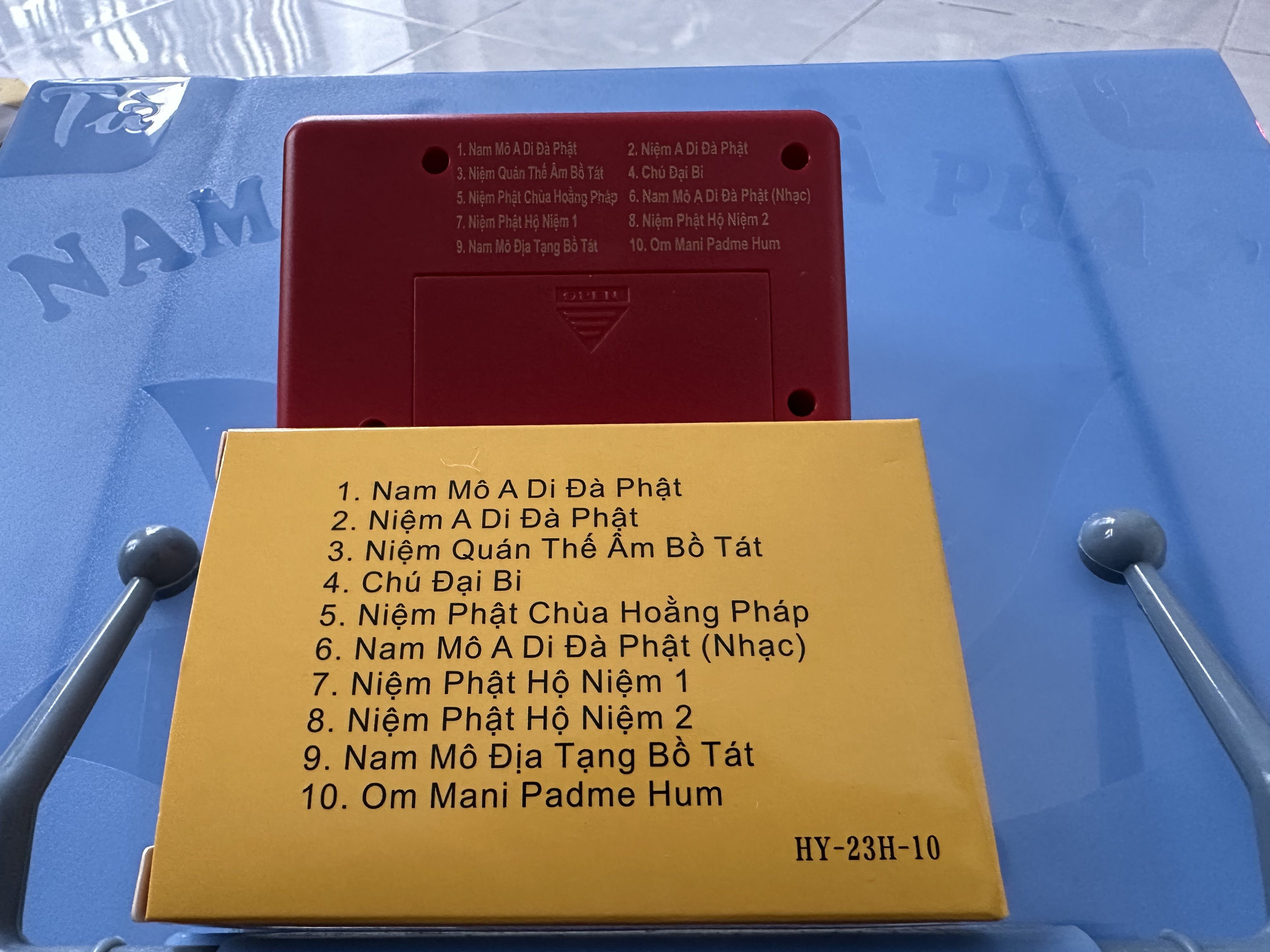 Máy Nghe Pháp - Nghe Kinh Có 10 Bài Các Loại