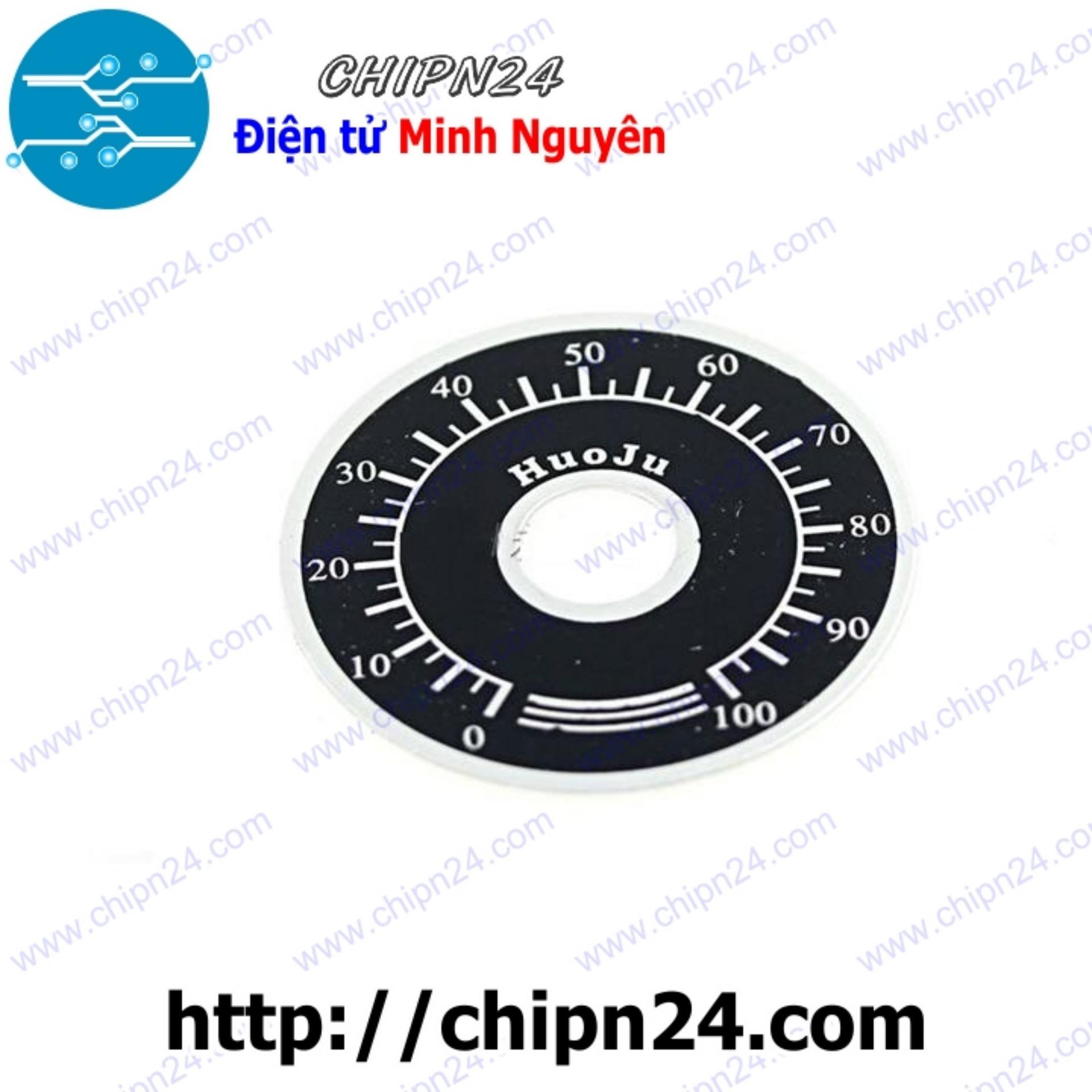 Vạch khắc chia độ gắn ngoài Biến trở