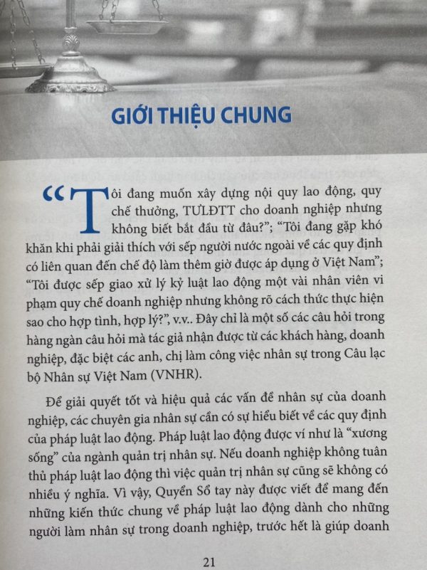 [Nhập RS0822 giảm 30k cho đơn 99k]Sổ Tay Pháp Luật Lao Động