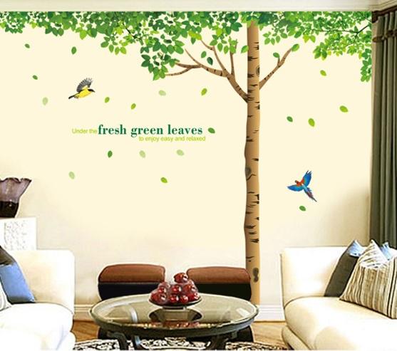 Decal dán tường Cây sồi cỡ đại- C35-vivadecal