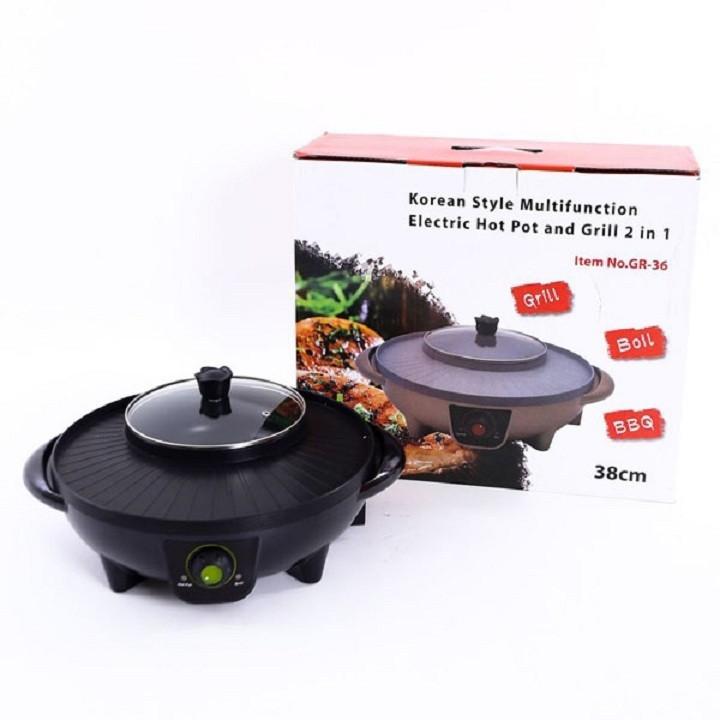 Bếp lẩu nướng đa năng 2 trong 1
