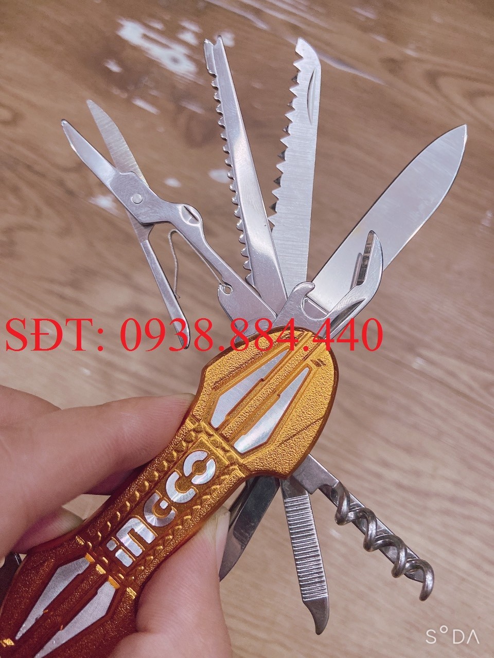Bộ dao cắt đa năng 15 chi tiết INGCO HMFK8158