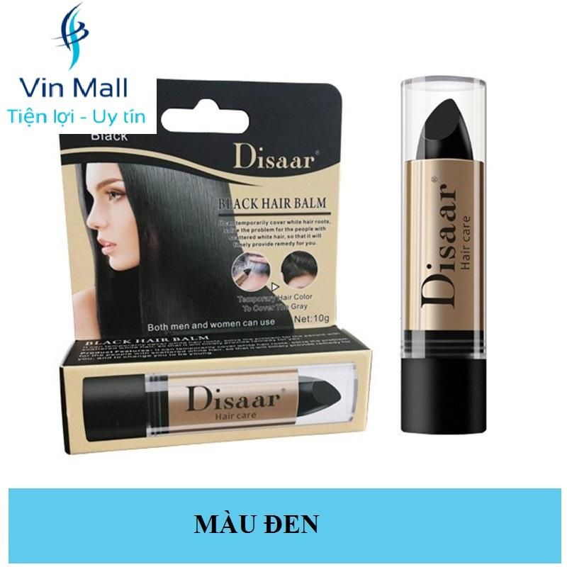 Thỏi Son Nhuộm Phủ Tóc Bạc Thành Đen Tạm Thời Bền Màu (Mẫu mới)