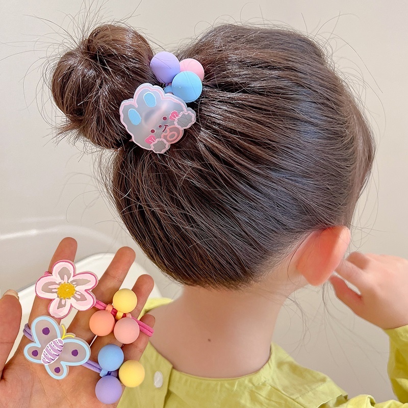 Dây cột tóc , chun cột tóc họa tiết đáng yêu