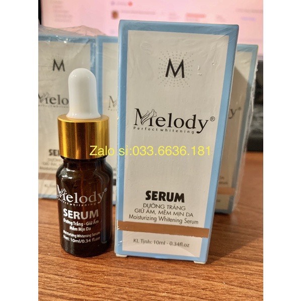 serum melody hết nám-mụn-trắng da chai 10ml (chính hãng)