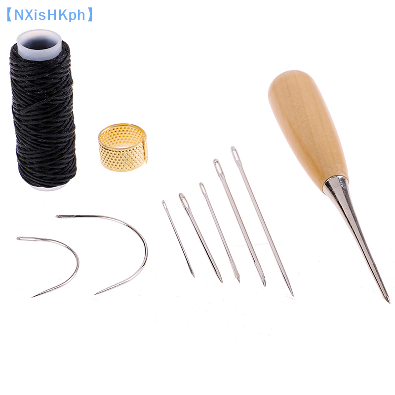 1 bộ kim khâu da Kim Khâu dùi khâu dụng cụ sửa chữa Giày đê