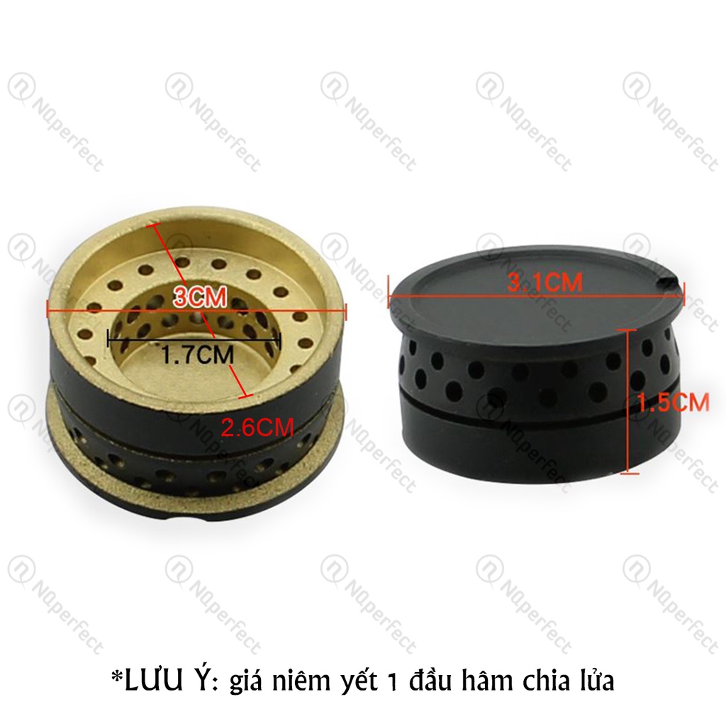Đầu hâm chia lửa bếp gas âm midea mq7210 / mq7211 / mq7208-g / ql300 / ql303 / q958 / q636b..