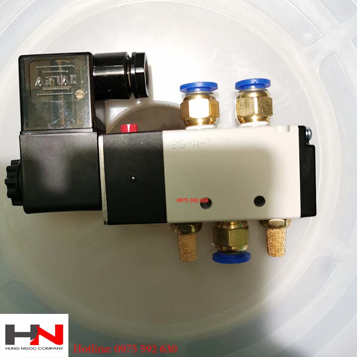 Van điện từ khí nén 4v210-08 điện 220v