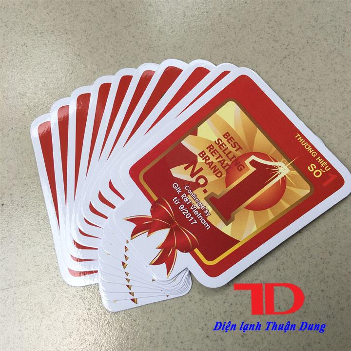 Combo 10 tem dán trang trí thương hiệu số 1 - Điện Lạnh Thuận Dung