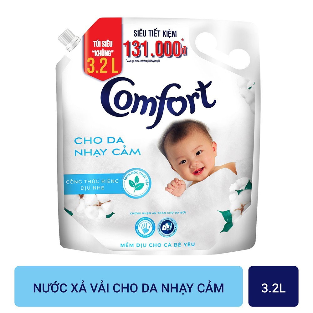 Nước xả vải Comfort Baby 3.2L