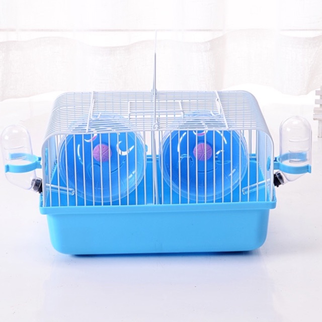 [HOÀN TIỀN 10%]LỒNG NUÔI HAMSTER NGĂN ĐÔI - LỒNG NGĂN ĐÔI - LỒNG NUÔI HAMSTER