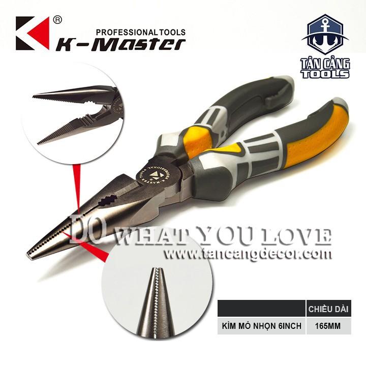 Kìm mỏ nhọn 6 inches k master