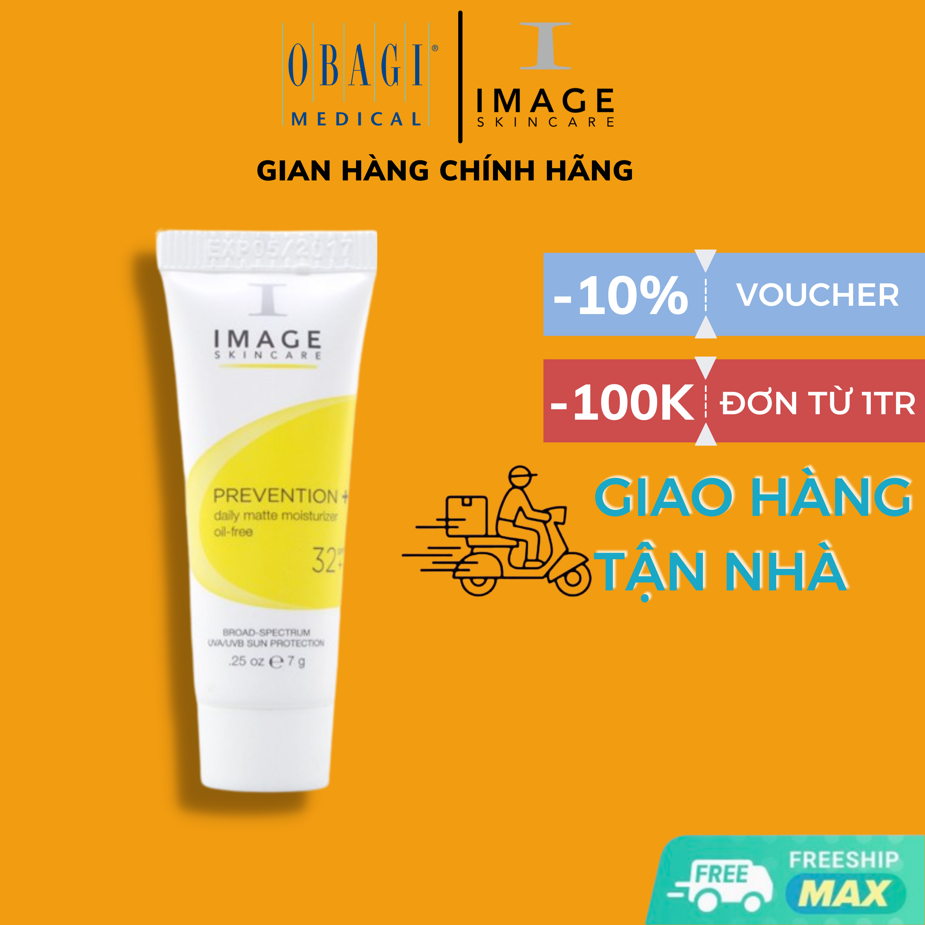 Kem chống nắng Mini - IMAGE PREVENTION SPF 32+ (7g)