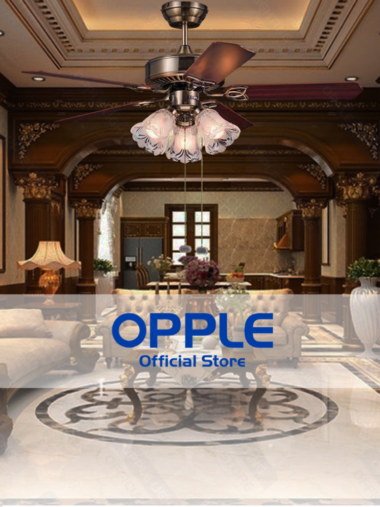 Quạt Đèn LED OPPLE FSD1070T - Nét Đẹp Cổ Điển