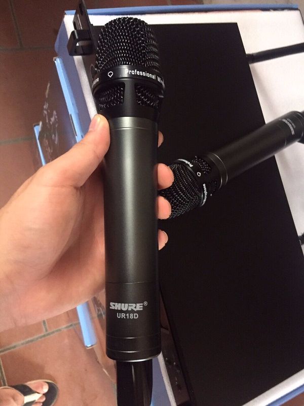 [Trả góp 0%]MICRO SHURE UR-18D CHỐNG GẦM